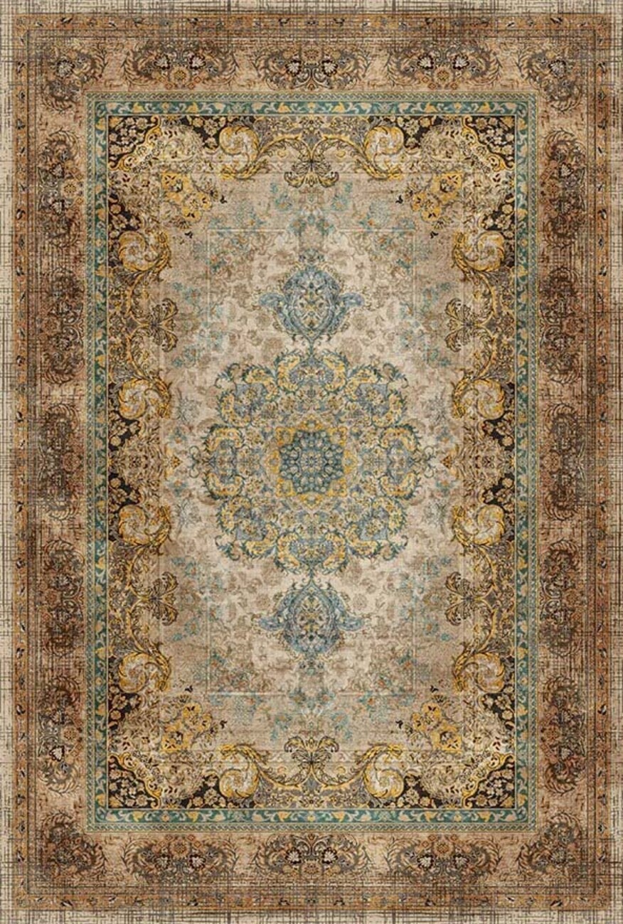 فرشینه و قالیچه سنتی مناسب حال و پذیرایی برند دفه کد DEFEH SN256