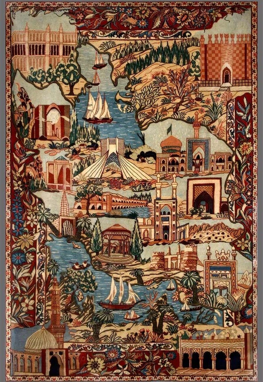 فرشینه و قالیچه سنتی مناسب حال و پذیرایی برند دفه کد DEFEH SN185