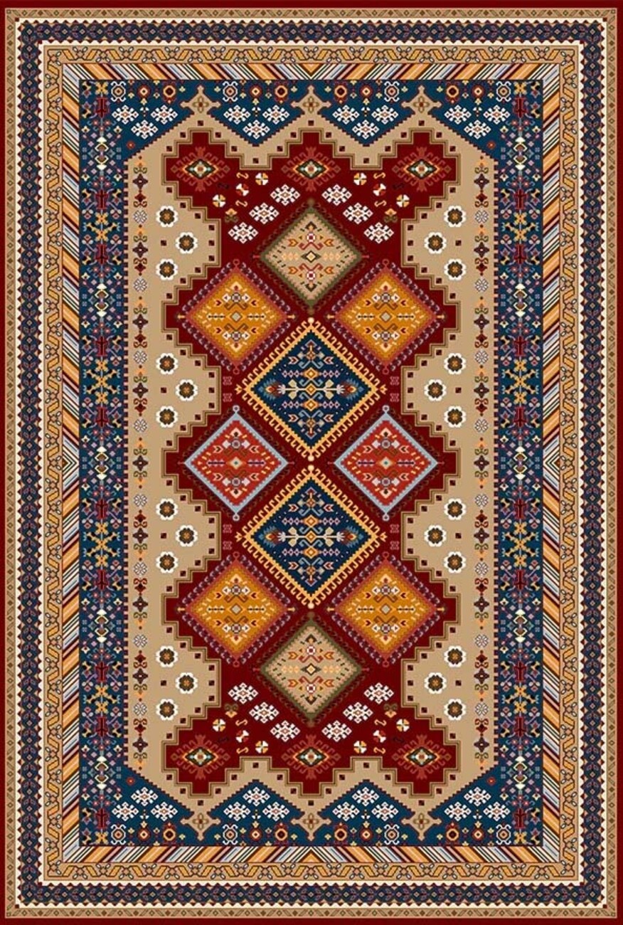 فرشینه و قالیچه سنتی مناسب حال و پذیرایی برند دفه کد DEFEH SN181