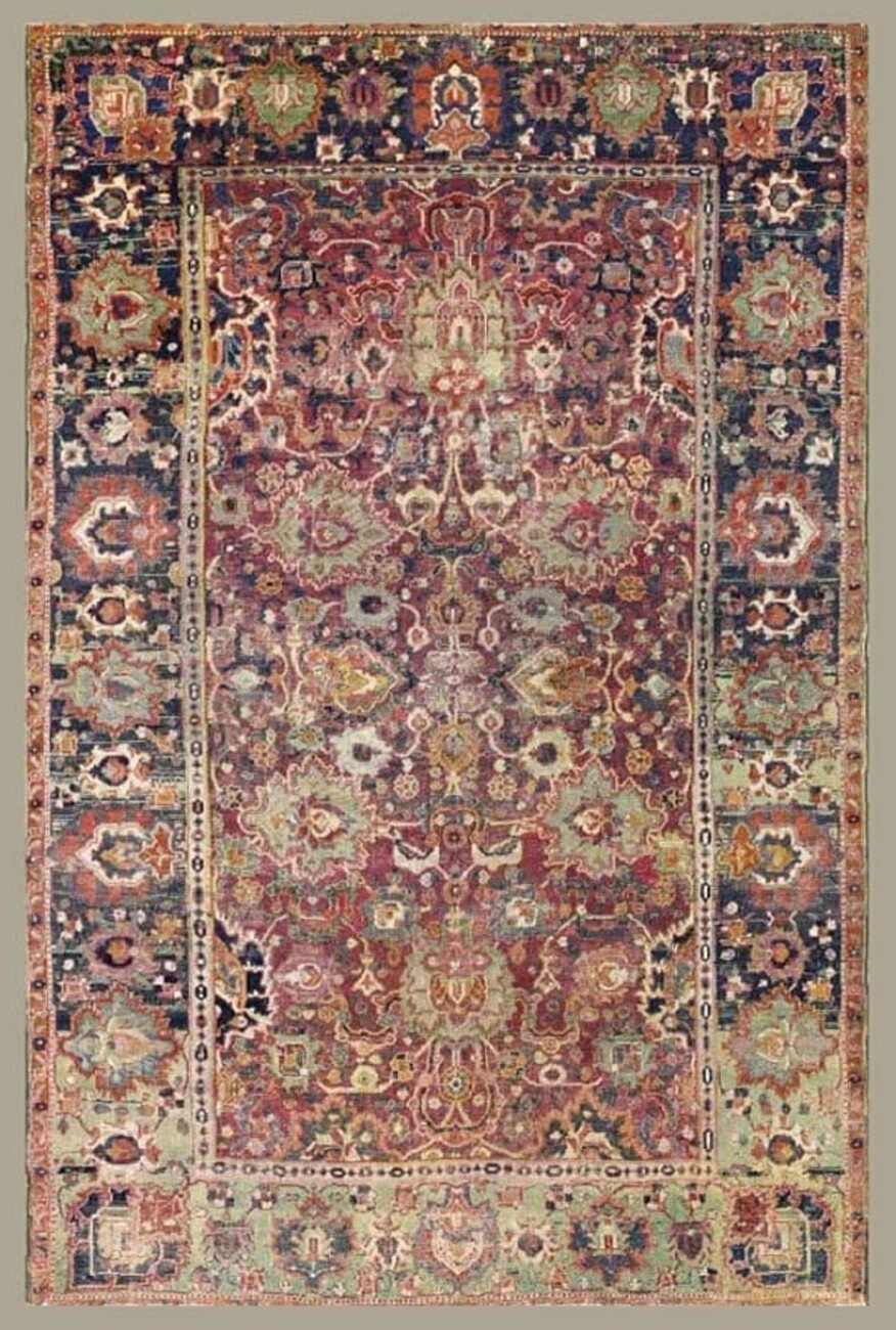 فرشینه و قالیچه سنتی مناسب حال و پذیرایی برند دفه کد DEFEH SN130