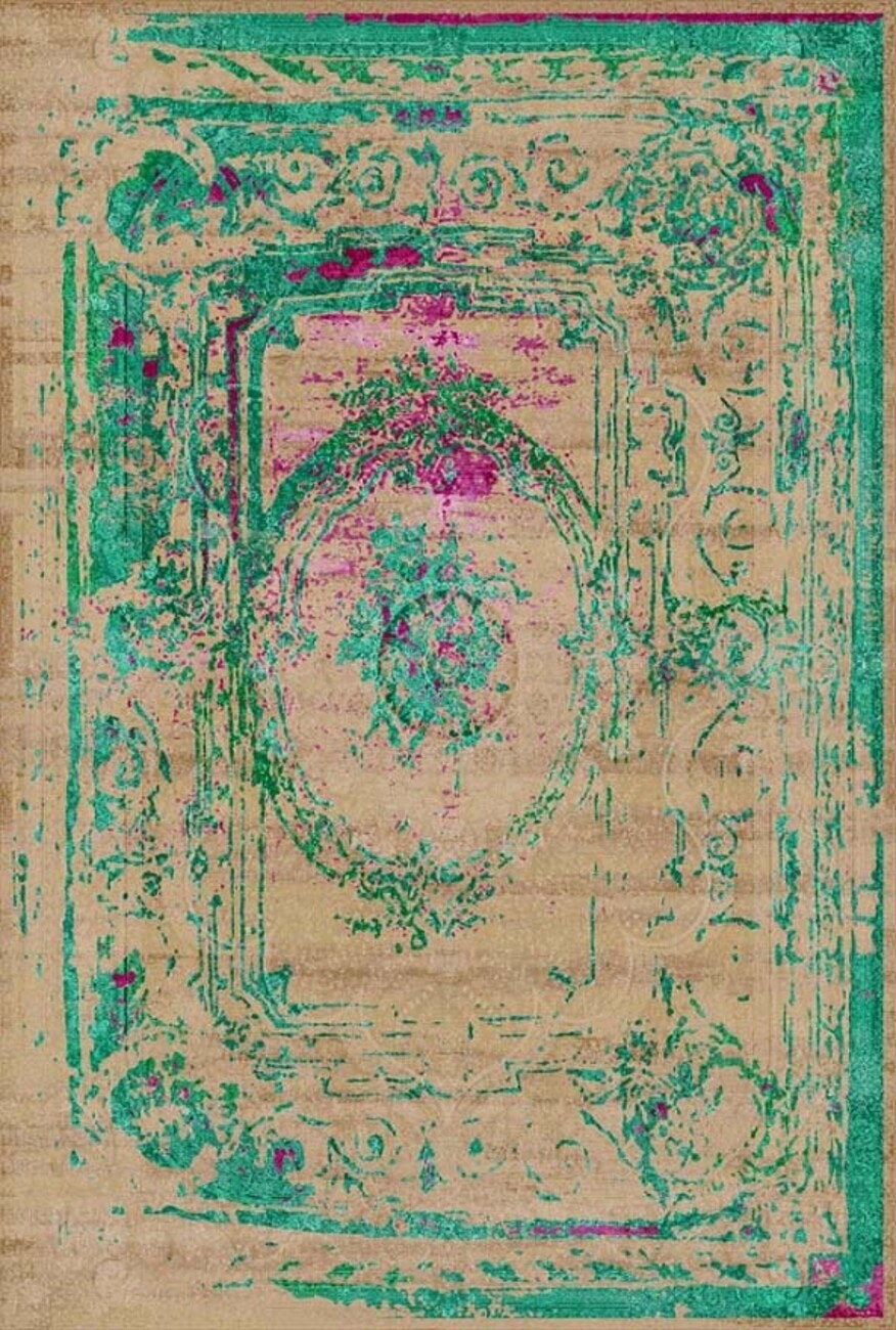 فرشینه و قالیچه سنتی مناسب حال و پذیرایی برند دفه کد DEFEH SN114