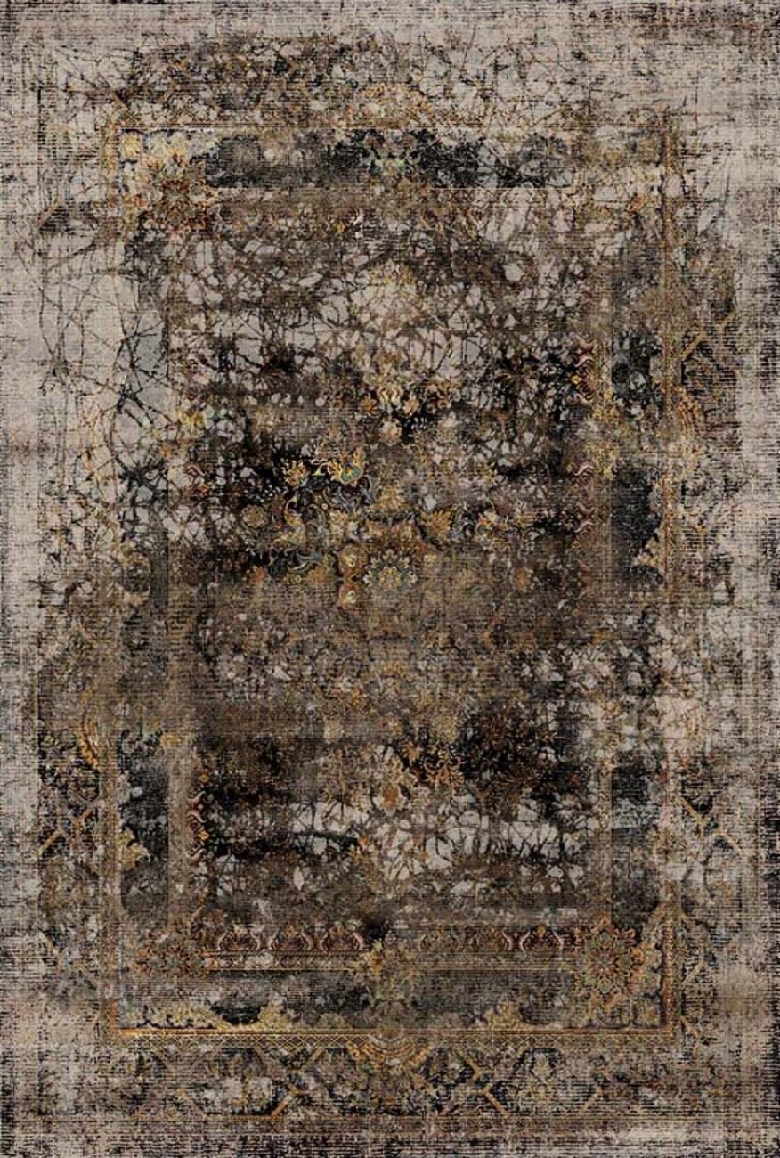 فرشینه و قالیچه مدرن مناسب حال و پذیرایی برند دفه کد DEFEH SN435