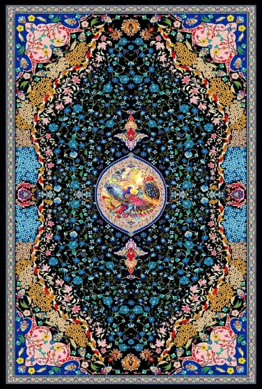 فرشینه و قالیچه مدرن مناسب حال و پذیرایی برند دفه کد DEFEH SN429