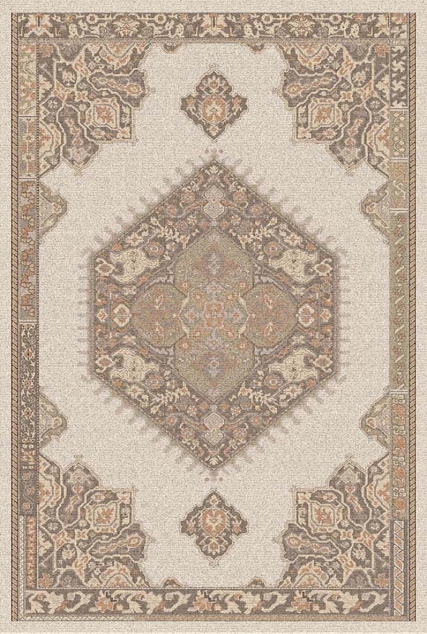 فرشینه و قالیچه مدرن مناسب حال و پذیرایی برند دفه کد DEFEH SN423