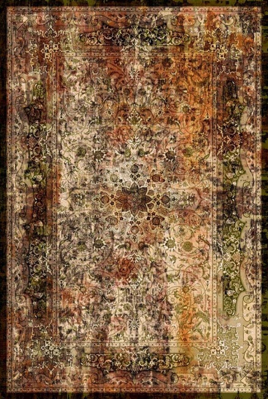 فرشینه و قالیچه مدرن مناسب حال و پذیرایی برند دفه کد DEFEH SN419