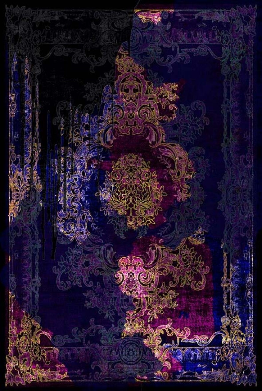 فرشینه و قالیچه مدرن مناسب حال و پذیرایی برند دفه کد DEFEH SN395