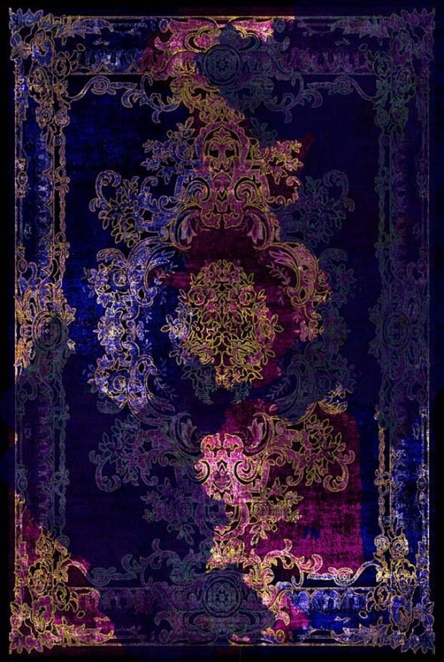 فرشینه و قالیچه مدرن مناسب حال و پذیرایی برند دفه کد DEFEH SN394