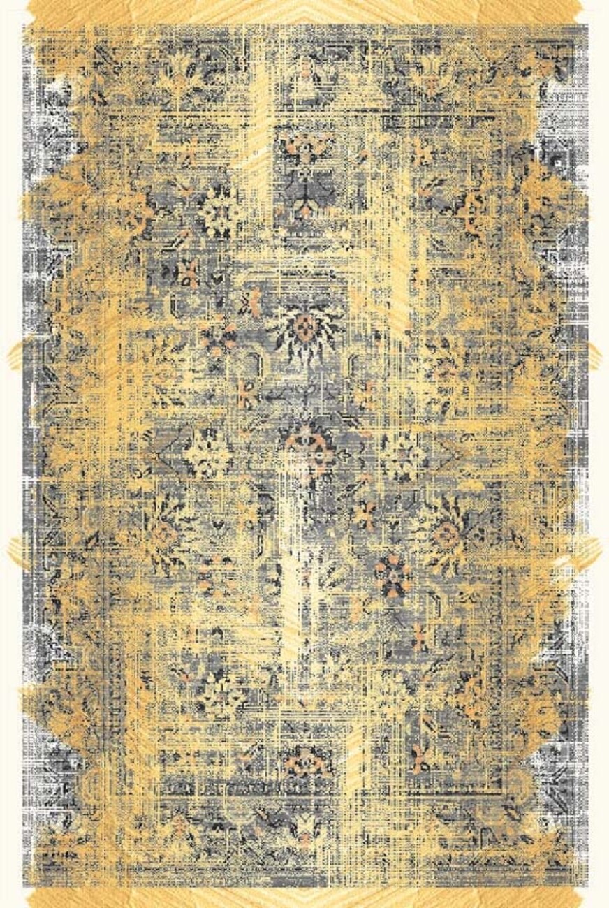 فرشینه و قالیچه مدرن مناسب حال و پذیرایی برند دفه کد DEFEH SN389