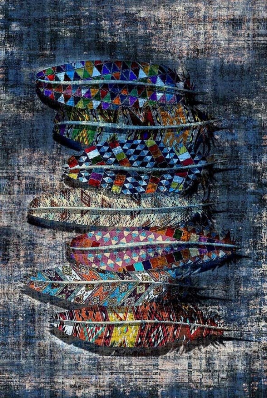 فرشینه و قالیچه مدرن مناسب حال و پذیرایی برند دفه کد DEFEH SN387