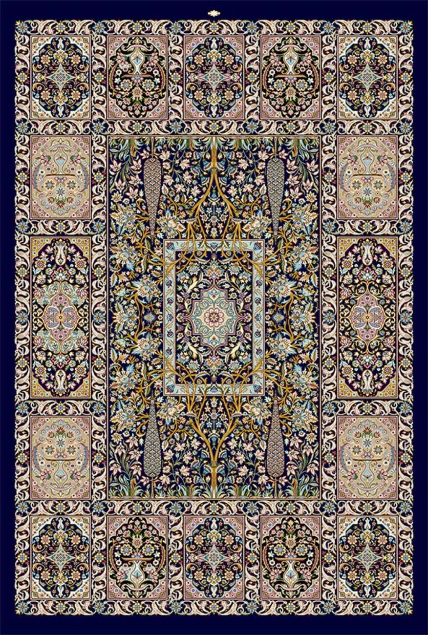 فرشینه و قالیچه مدرن مناسب حال و پذیرایی برند دفه کد DEFEH SN382