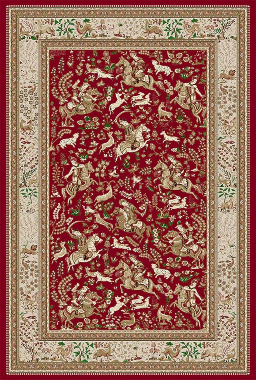 فرشینه و قالیچه مدرن مناسب حال و پذیرایی برند دفه کد DEFEH SN380