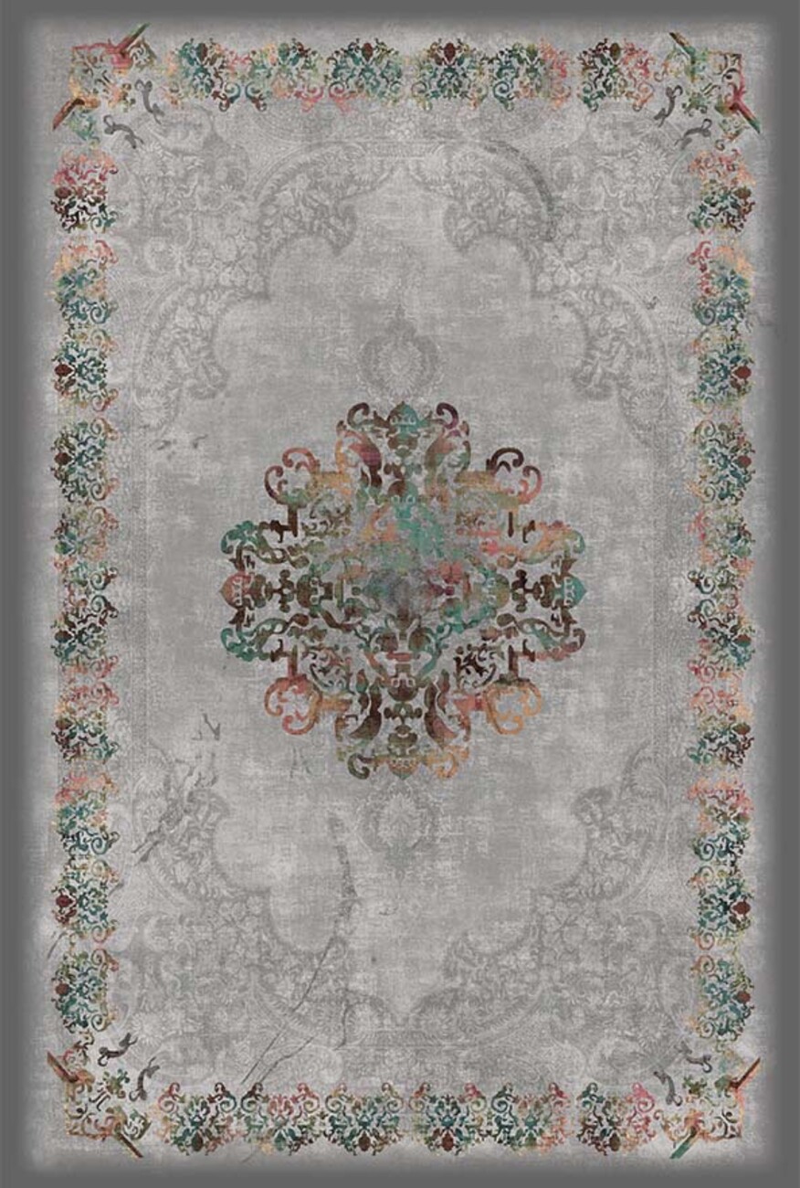 فرشینه و قالیچه مدرن مناسب حال و پذیرایی برند دفه کد DEFEH SN376