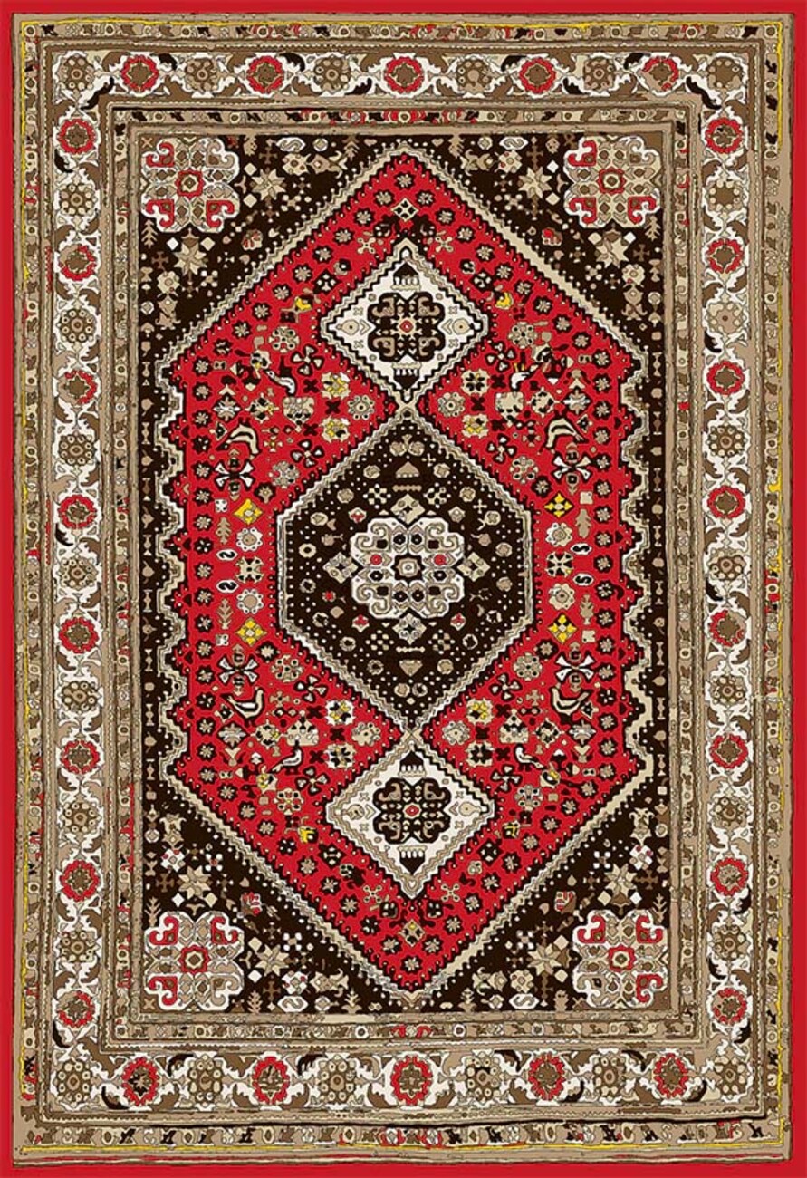 فرشینه و قالیچه مدرن مناسب حال و پذیرایی برند دفه کد DEFEH SN370