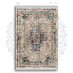 فرشینه دفه از جنس پارچه شانل ترک طرح مدرن کد 5