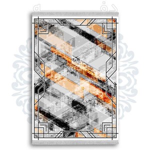 فرشینه دفه از جنس پارچه شانل ترک طرح مدرن کد 24