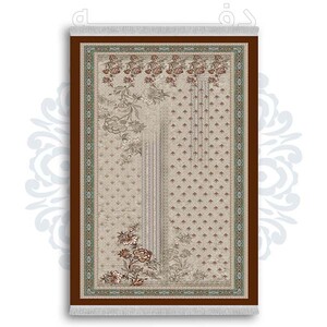 فرشینه دفه از جنس پارچه شانل ترک طرح مدرن کد 27