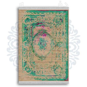 فرشینه دفه از جنس پارچه شانل ترک طرح مدرن کد 31