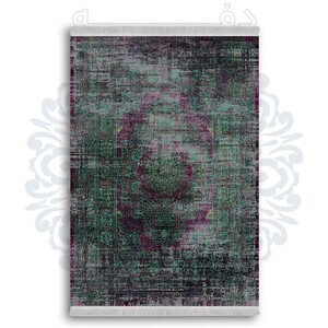 فرشینه دفه از جنس پارچه شانل ترک طرح مدرن کد 77