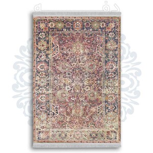 فرشینه دفه از جنس پارچه شانل ترک طرح مدرن کد 116