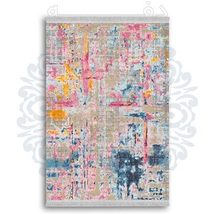 فرشینه دفه از جنس پارچه شانل ترک طرح مدرن کد 117