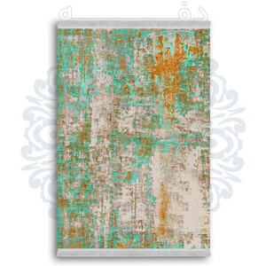 فرشینه دفه از جنس پارچه شانل ترک طرح مدرن کد 124