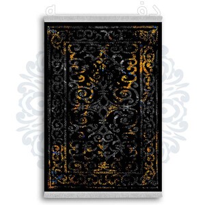 فرشینه دفه از جنس پارچه شانل ترک طرح مدرن کد 132