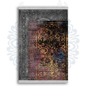 فرشینه دفه از جنس پارچه شانل ترک طرح مدرن کد 133