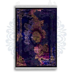 فرشینه دفه از جنس پارچه شانل ترک طرح مدرن کد 137