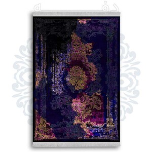 فرشینه دفه از جنس پارچه شانل ترک طرح مدرن کد 138