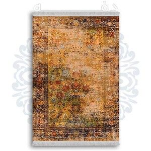 فرشینه دفه از جنس پارچه شانل ترک طرح مدرن کد 140