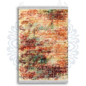 فرشینه دفه از جنس پارچه شانل ترک طرح مدرن کد 155