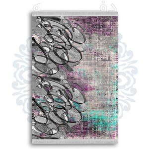 فرشینه دفه از جنس پارچه شانل ترک طرح مدرن کد 161