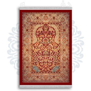 فرشینه دفه از جنس پارچه شانل ترک طرح مدرن کد 162