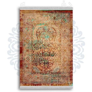 فرشینه دفه از جنس پارچه شانل ترک طرح مدرن کد 163