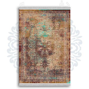 فرشینه دفه از جنس پارچه شانل ترک طرح مدرن کد 165