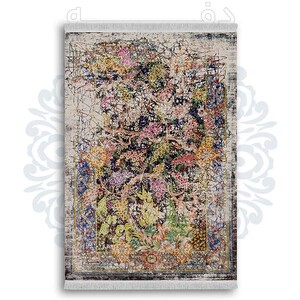 فرشینه دفه از جنس پارچه شانل ترک طرح مدرن کد 170