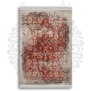 فرشینه دفه از جنس پارچه شانل ترک طرح مدرن کد 171