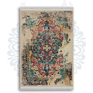 فرشینه دفه از جنس پارچه شانل ترک طرح مدرن کد 182