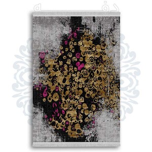 فرشینه دفه از جنس پارچه شانل ترک طرح مدرن کد 186