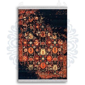 فرشینه دفه از جنس پارچه شانل ترک طرح مدرن کد 197