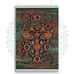 فرشینه دفه از جنس پارچه شانل ترک طرح مدرن کد 198