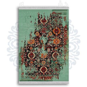 فرشینه دفه از جنس پارچه شانل ترک طرح مدرن کد 199