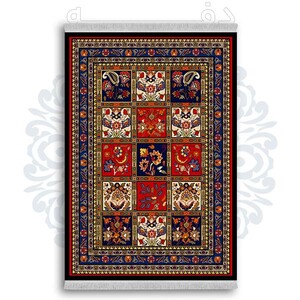 فرشینه دفه از جنس پارچه شانل ترک طرح مدرن کد 205