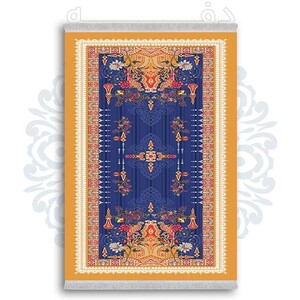 فرشینه دفه از جنس پارچه شانل ترک طرح مدرن کد 214