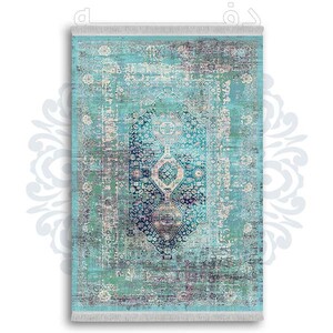 فرشینه دفه از جنس پارچه شانل ترک طرح مدرن کد 235