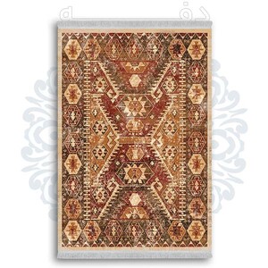 فرشینه دفه از جنس پارچه شانل ترک طرح مدرن کد 257