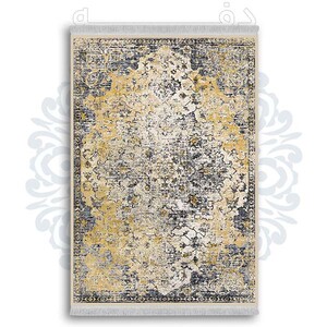 فرشینه دفه از جنس پارچه شانل ترک طرح مدرن کد 281