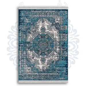 فرشینه دفه از جنس پارچه شانل ترک طرح مدرن کد 307