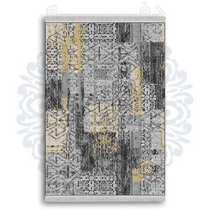 فرشینه دفه از جنس پارچه شانل ترک طرح مدرن کد 341