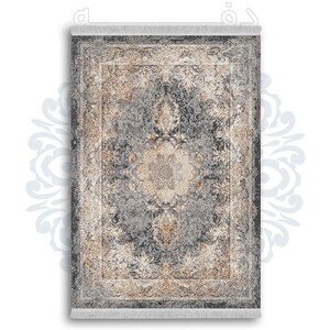 فرشینه دفه از جنس پارچه شانل ترک طرح مدرن کد 344